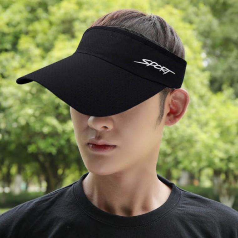 남자 여성 커플 여름 등산 러닝 테니스 경량 썬캡 자외선차단 캡 모자 2color