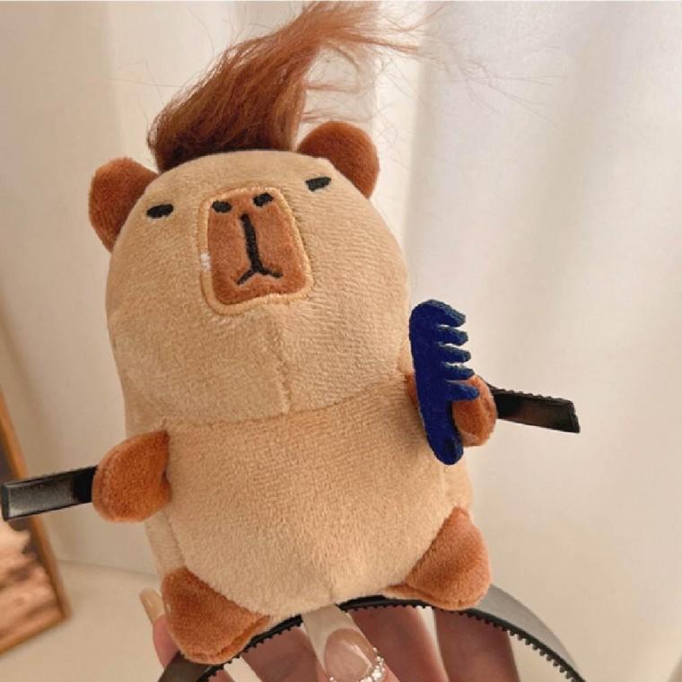 머리핀 웃긴 라따뚜이 귀여운 머리띠 카피바라