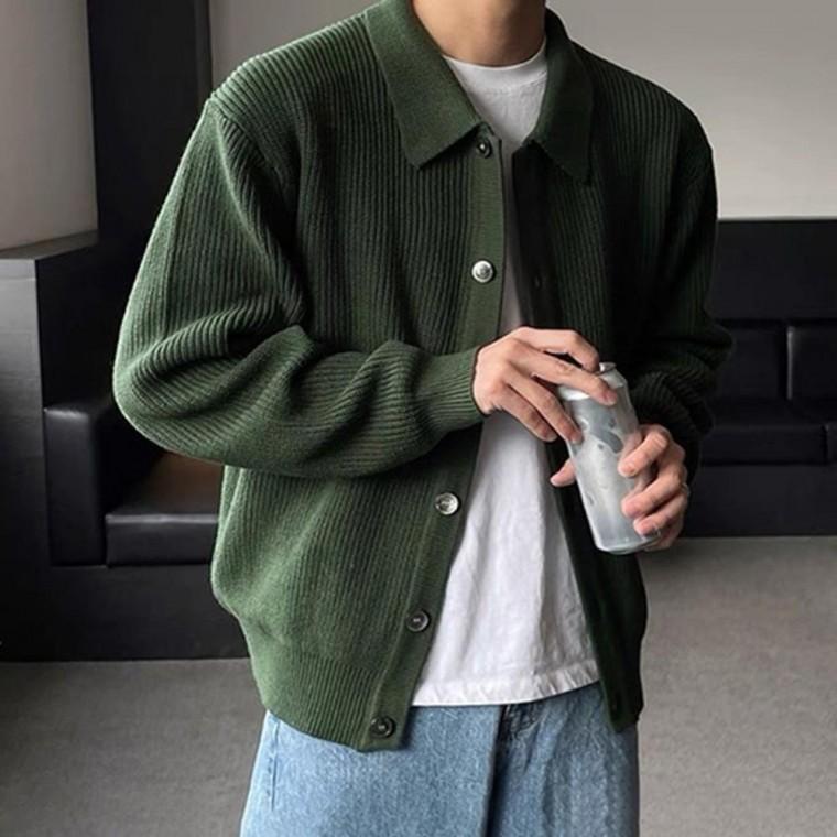 캐쥬얼 20대 봄 남성 가디건 선물 집업 가을 숄 30대