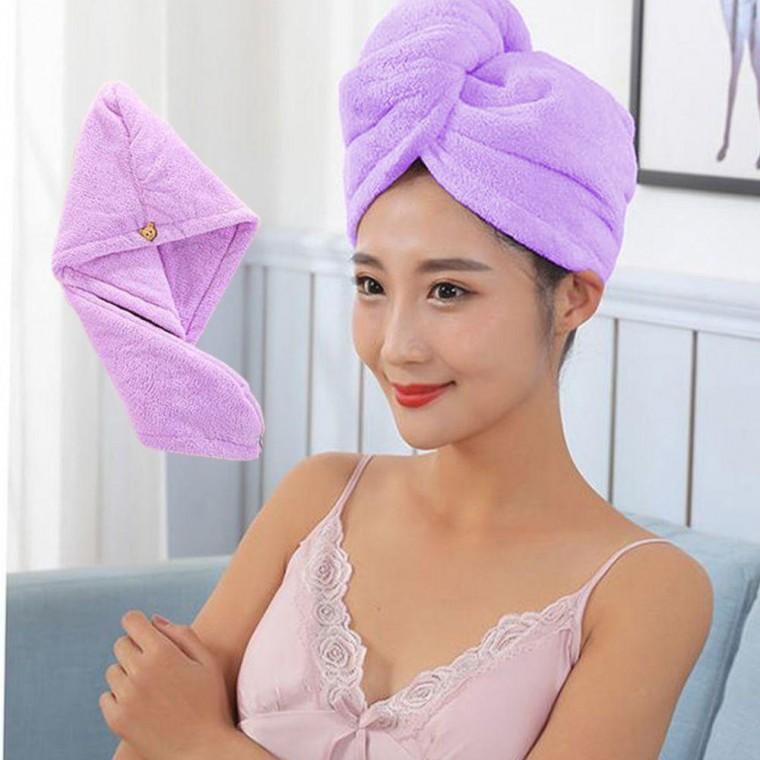 헤어밴드 머리띠 머리수건 퍼플