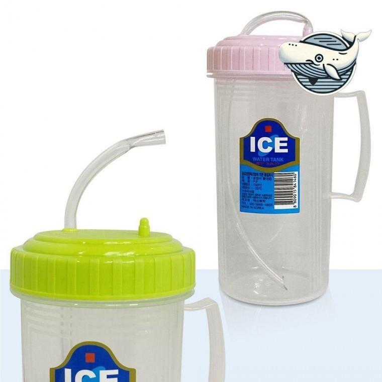 빨대컵 편리한 아기 500ml 손잡이 환자용