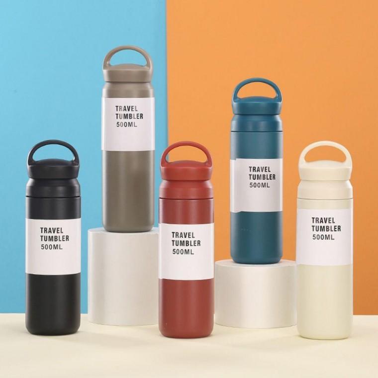 스텐 텀블러 보온 보냉 500ml 각인 라벨 제작 가능