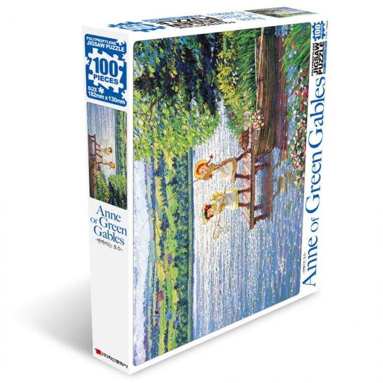 학산문화사 빨강머리앤 글래스 액자 직소퍼즐 100pcs (반짝이는 호수)