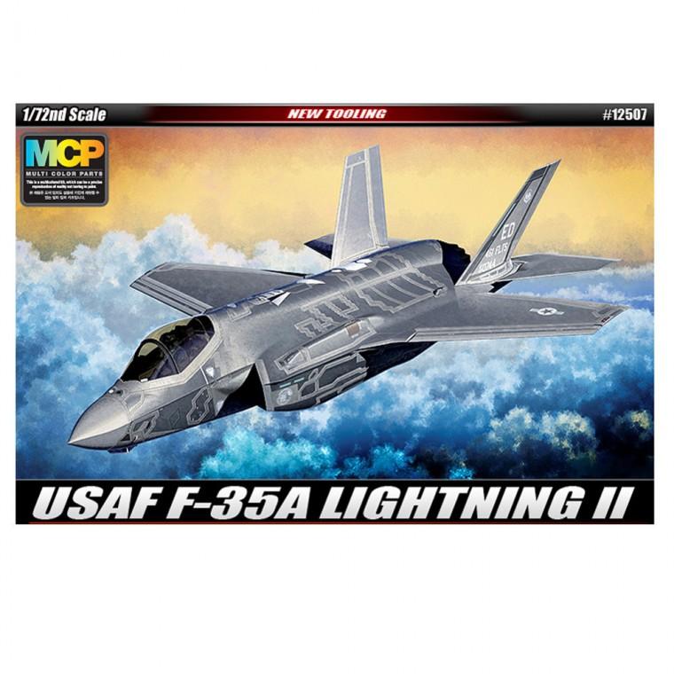 아카데미 프라모델 1대72 F-35A 미공군  II (12507) (MCP 멀티칼라키트)