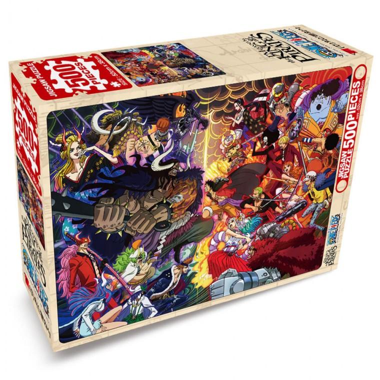 학산문화사 원피스 직소퍼즐 500pcs (사황카이도vs오황루피)