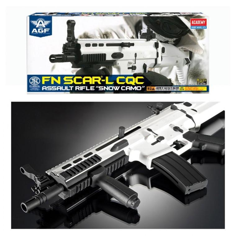 아카데미 FN SCAR-L CQC BB탄총 에어건 (Snow Camo) (17112)