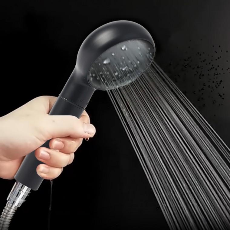 순한물 필터 샤워기헤드(블랙)
