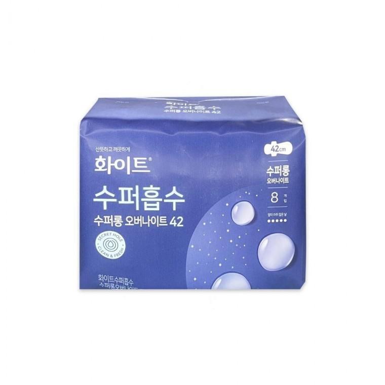 루미나D 화이트 수퍼흡수 오버나 42cm 8p -o