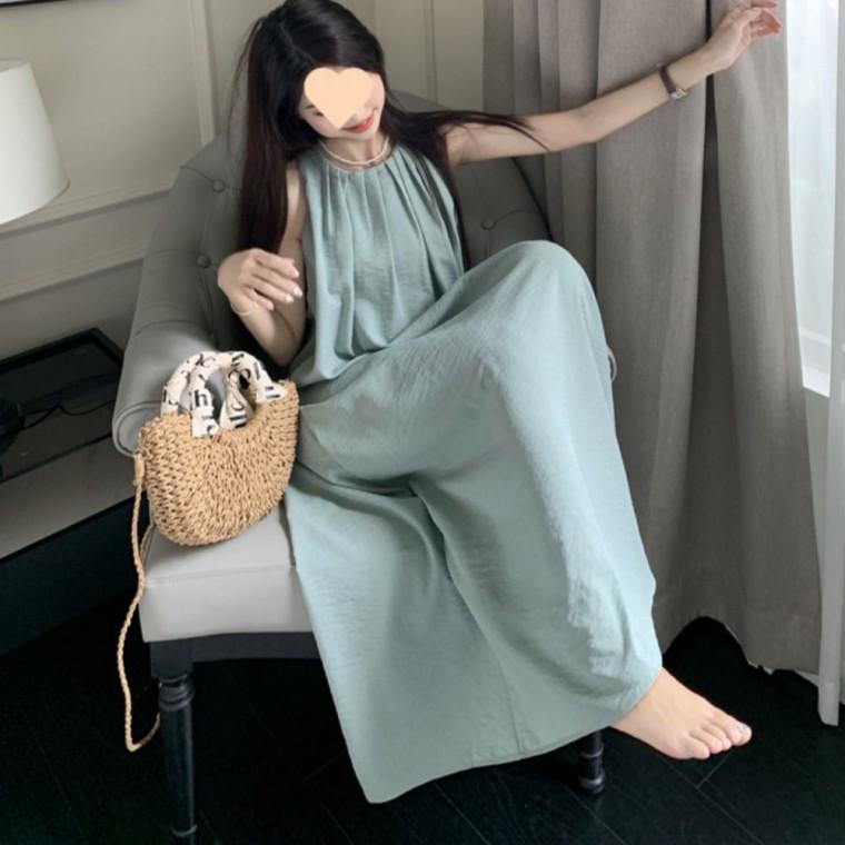 롱드레스 에어리 코튼 셔링 페미닌룩 데일리룩 데이트룩 캐주얼룩 여성 의류