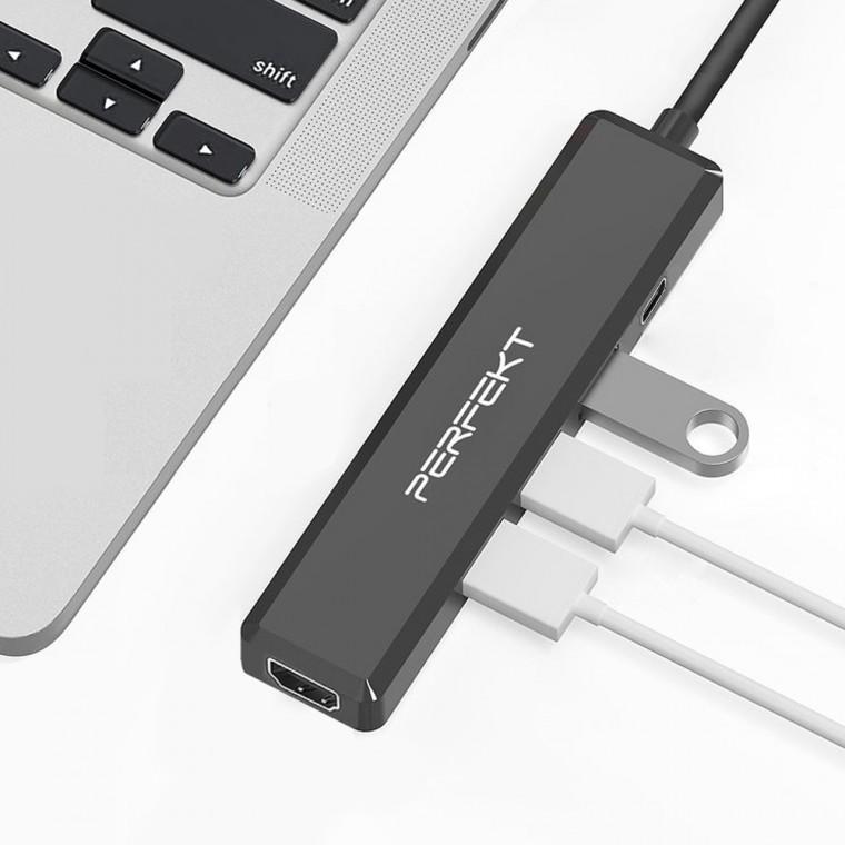5in1 C타입 USB 멀티허브 HDMI포트 4K PD 100W 고속충전