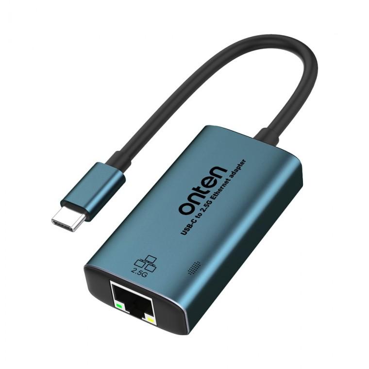 C타입 유선랜카드 인터넷 연결 / RJ45 이더넷 컨버터 2.5Gbps 기가비트 이더넷 어댑터
