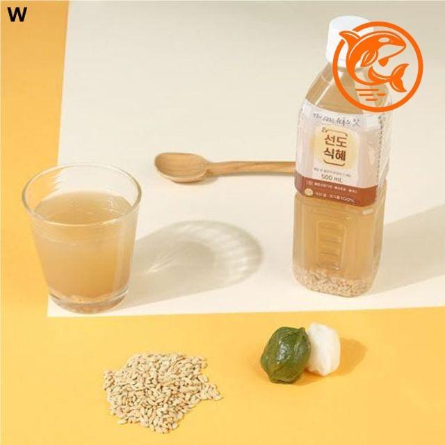 건강식혜 무설탕 발효음료 500ml 수제식혜 12병