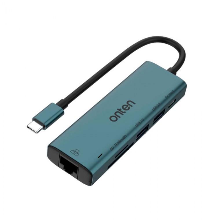 USB 3.0 2.0 C타입 멀티 허브 100Mbps 5Gbps 컴퓨터 데스크탑 PC 모니터 유선 카드리더기