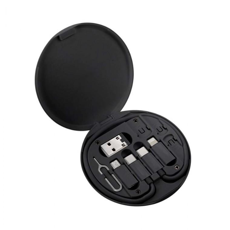 USB C타입 멀티 변환 휴대용 키트 블랙 60W 스마트폰 거치대
