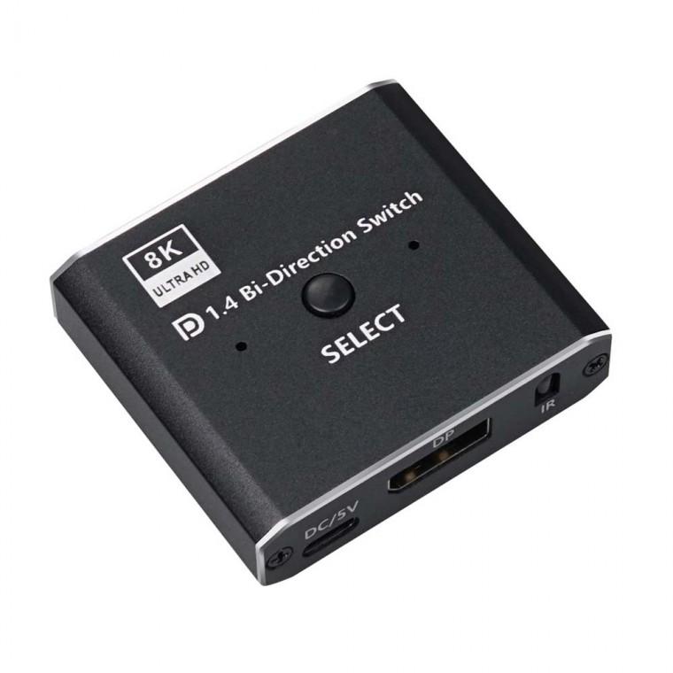 8K 디스플레이포트 1.4 양방향 선택기 고화질 노트북 PC 모니터 DVD플레이어 프로젝터