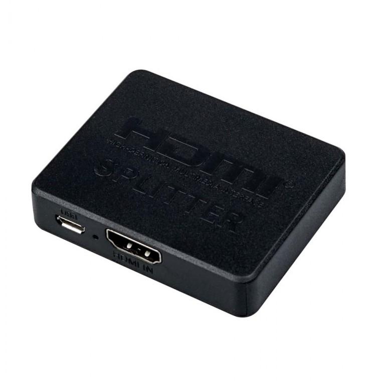 4K USB HDMI 분배기 1x2 노트북 PC 모니터 빔프로젝터 DVD플레이어 셋탑박스