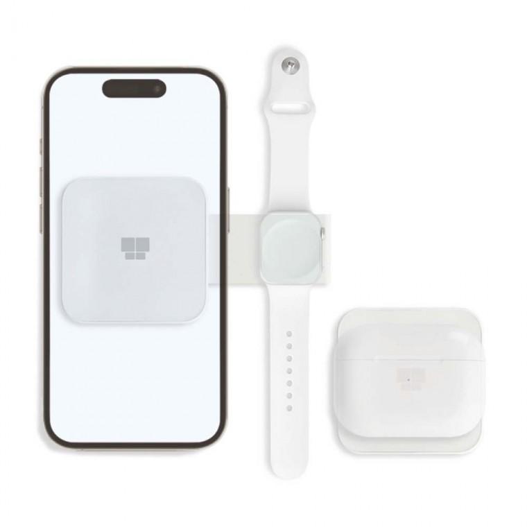 USB C타입 마그넷 고속 듀얼 무선충전기 iOS형 폴딩형