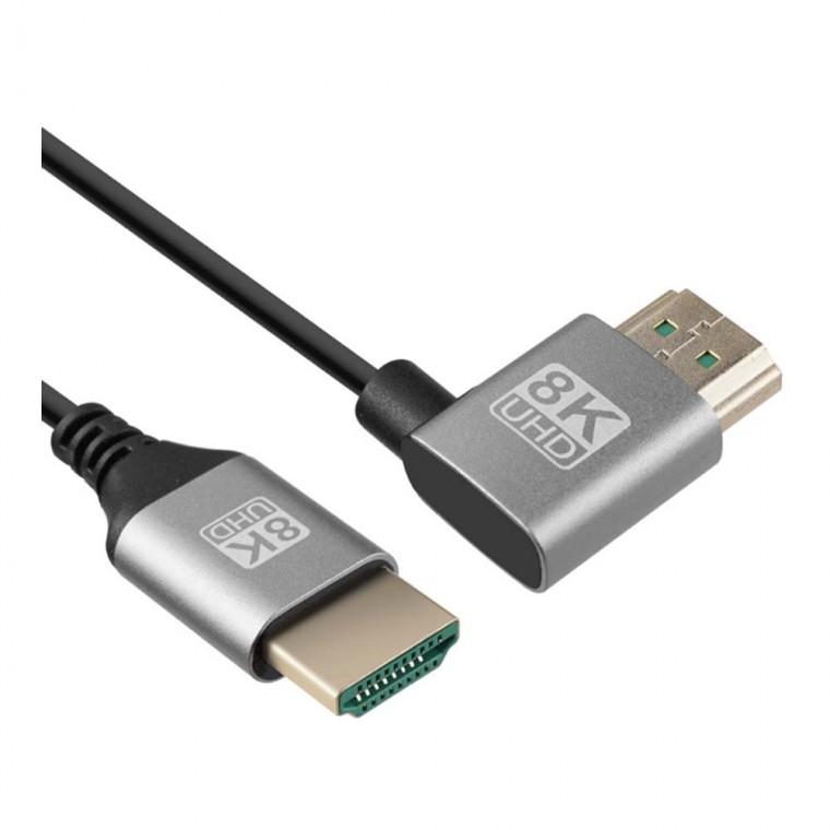 8K 4K HDMI 슬림형 꺾임 케이블 1M 고해상도 모니터 TV