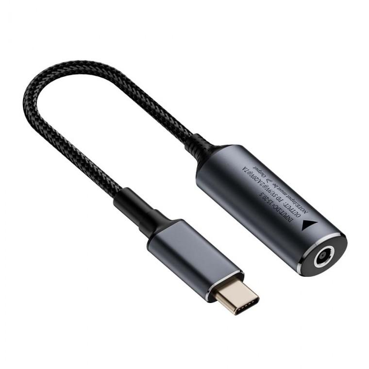 C타입 DC to PD 젠더 140W 20V 7A 18cm 노트북 스마트폰 태블릿