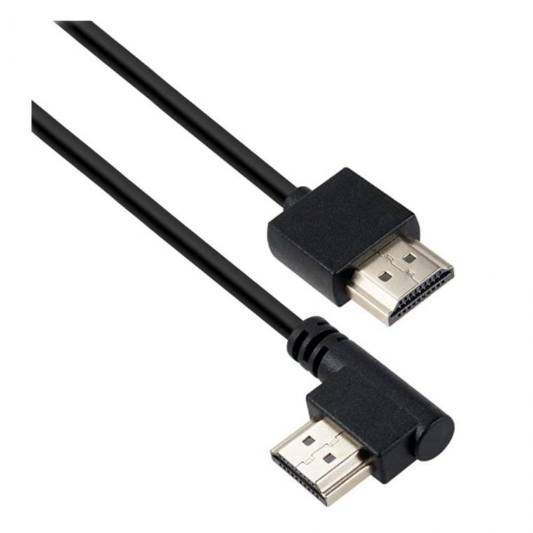 8K 4K HDMI 슬림형 꺾임 케이블 3M 좌향 고해상도 PC 모니터