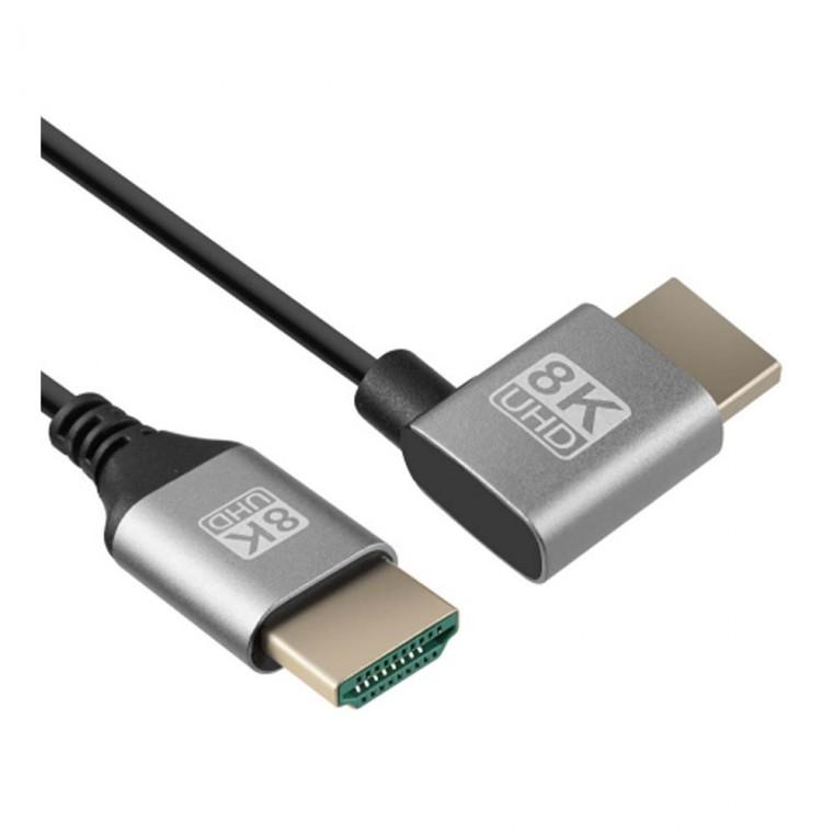 8K 4K HDMI 슬림형 꺾임 케이블 1M 고해상도 TV 모니터