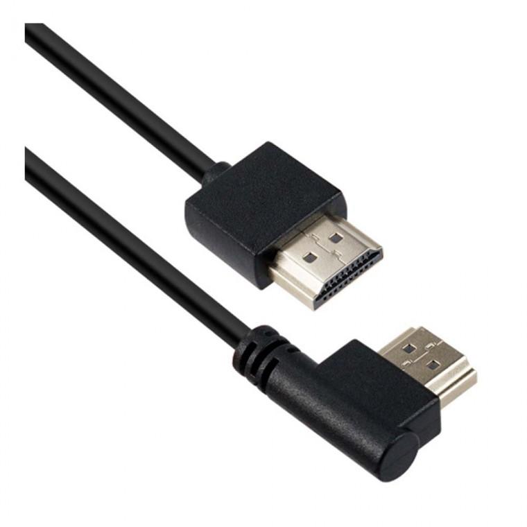8K 4K HDMI 슬림형 꺾임 케이블 3M 우향 고해상도 PC 모니터