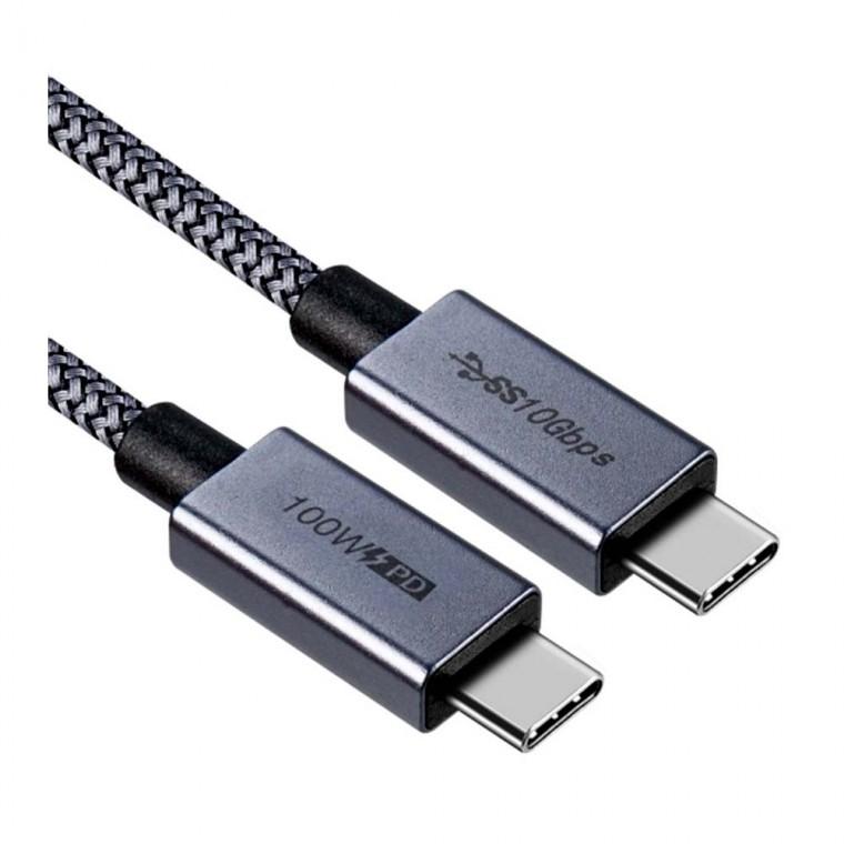 USB 3.1 C타입 PD 케이블 1M MM 10Gbps 100W 5A 고속충전 데이터전송