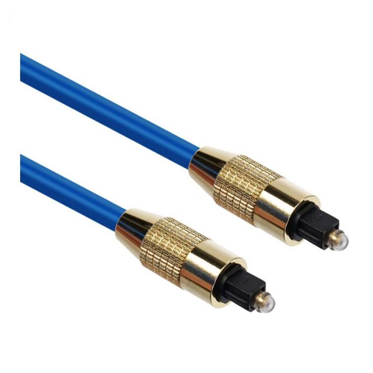 오디오 광케이블 6mm 2M 블루 음악감상 MP3 버스킹 행사 이벤트