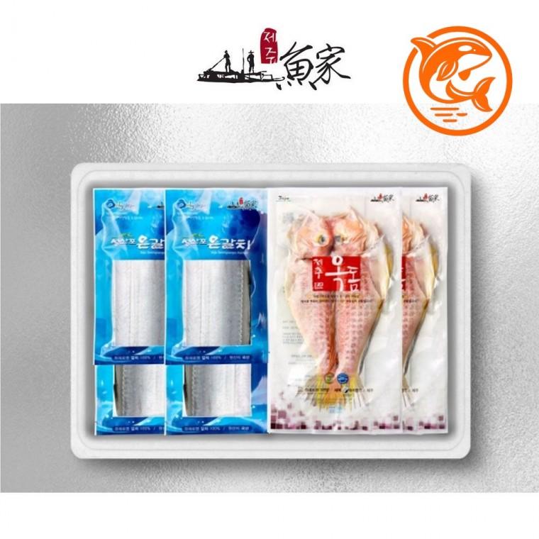해산물 선물세트 제주 은갈치 옥돔 통조림 고급스러운 선물세트