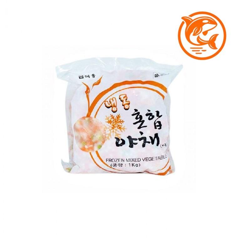 다양한 냉동채소믹스 1kg 건강한 조리 재료 채소믹스