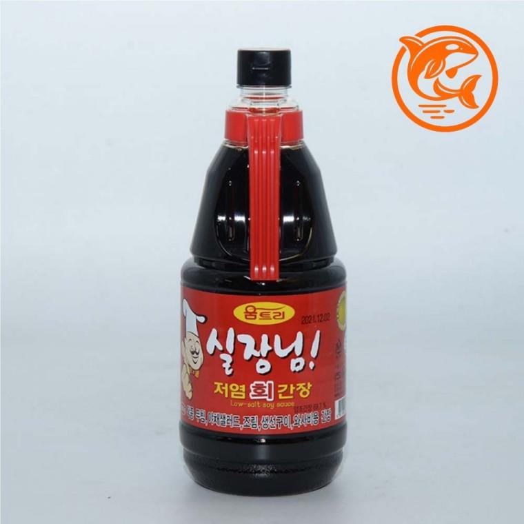 비건 요리용 저염 양조간장 자연 발효 간장 1.95kg 주방 필수 건강식품
