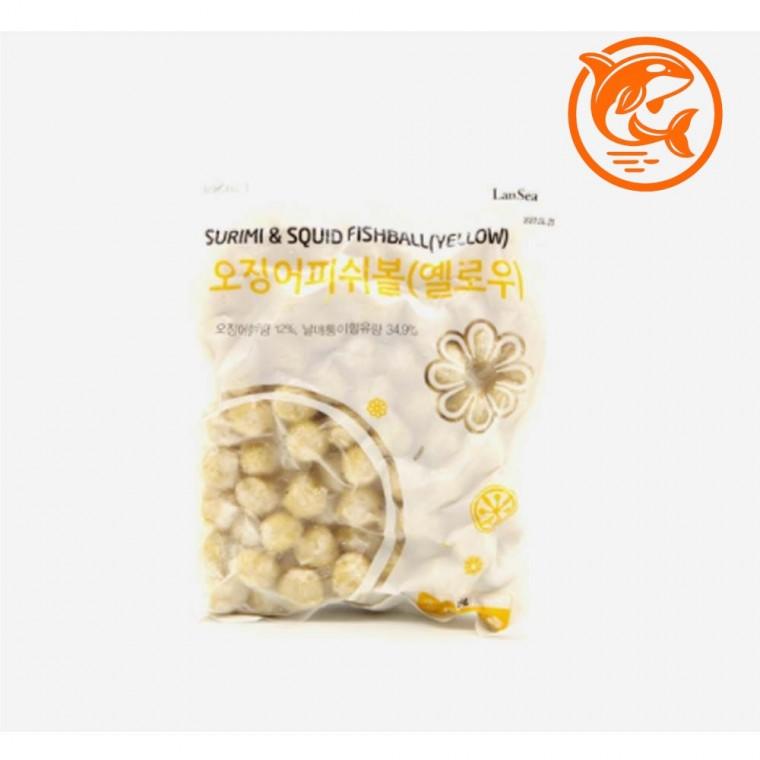 해물 전골 재료 오징어 피쉬볼 1kg 가정용 조리 해물완자