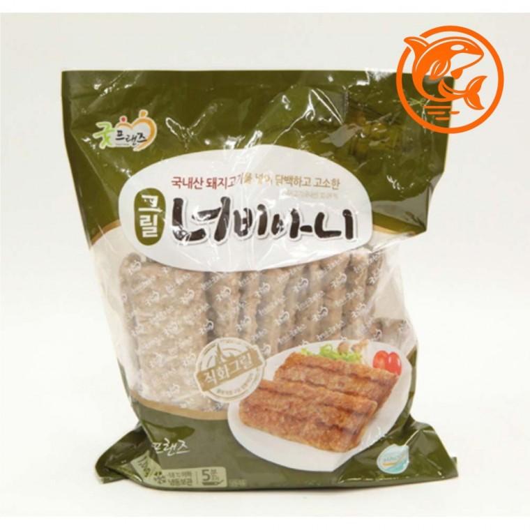 간편 조리 가능한 건강한 야채 혼합식사 1kg 냉동 건강식