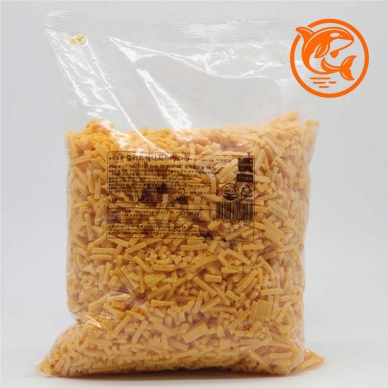 풍성한 풍미 레드체다치즈 2.5kg 다용도 요리용 치즈 피자 재료