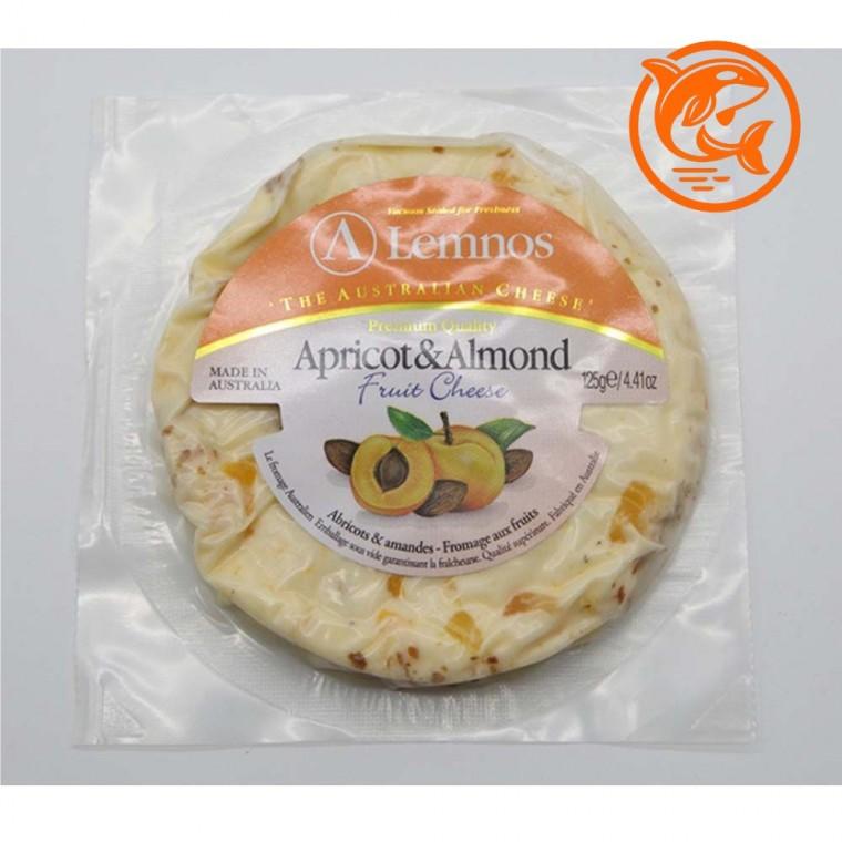 고소한 아몬드를 곁들인 치즈 플레이트 125g 고급 간식 치즈 조합