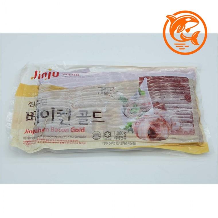 육즙 풍부한 스모크 베이컨 슬라이스 육류 간식 1kg 고소한 스낵