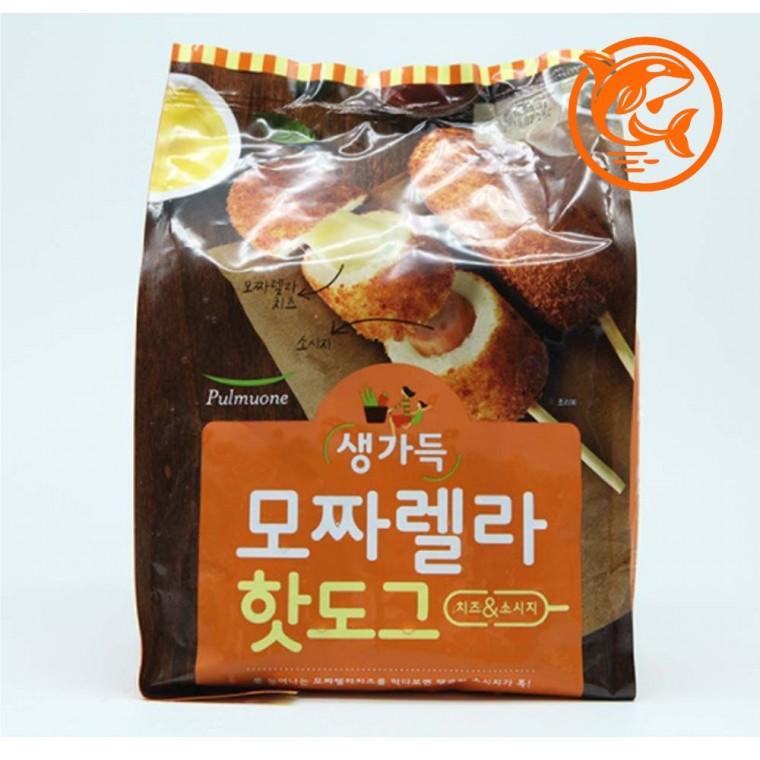 치즈 가득 모짜렐라 핫도그 간편식 바삭한 스낵 960g