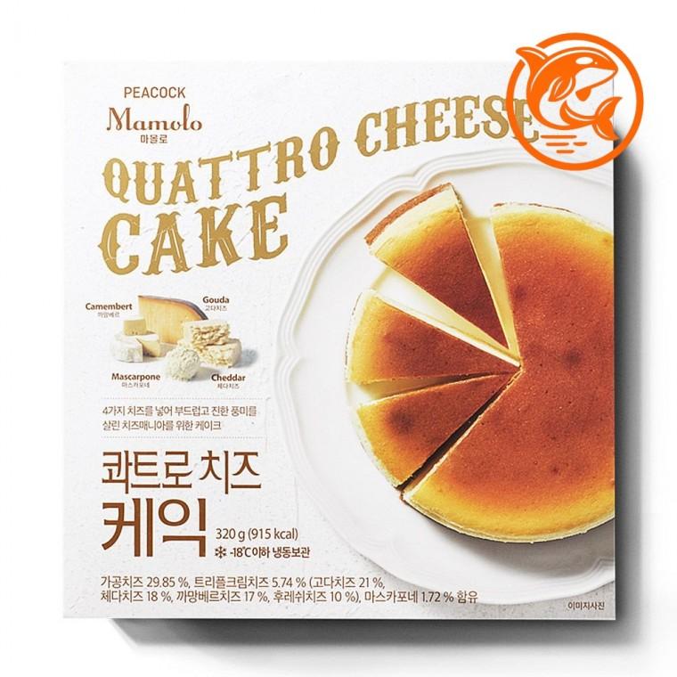 풍미 가득 부드러운 크림치즈 디저트 치즈케익 냉동 간식 320g