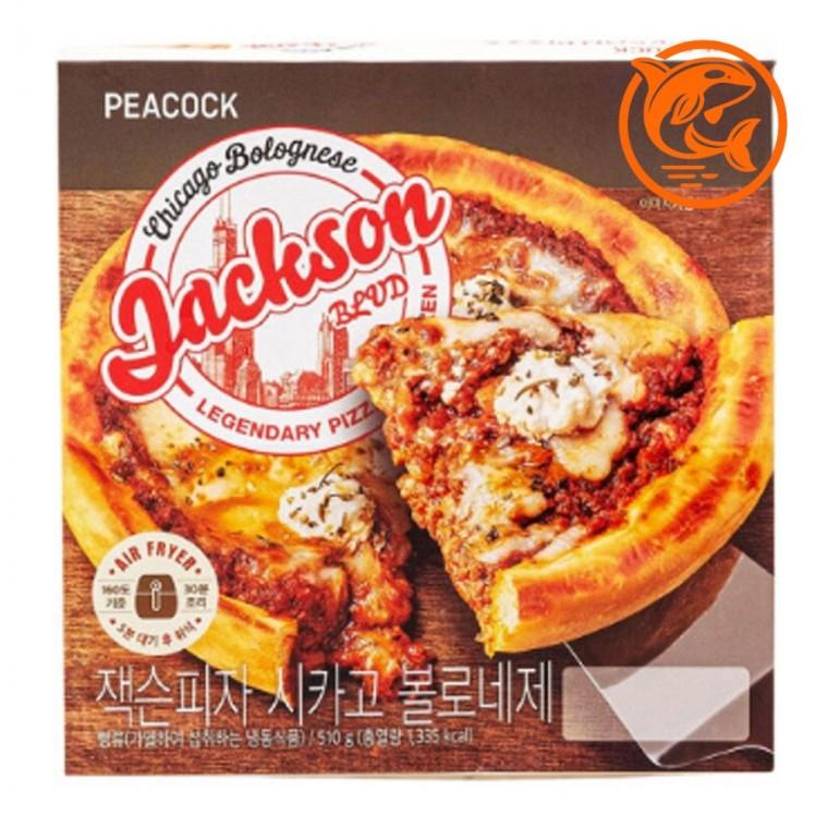 풍미 가득 시카고 스타일 냉동 피자 볼로네제 맛 510g 고소함이 넘치는 미식의 즐거움