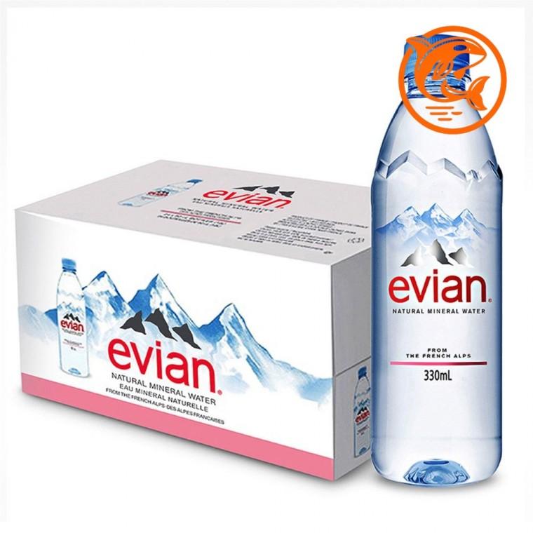 프랑스 미네랄워터 에비앙 수분 보충용 생수 330ml