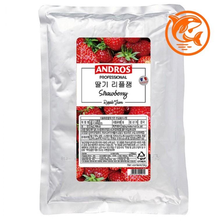 신선한 과일리플잼 1kg 유아 간식과 토핑에 좋은 자연 과일 그대로의 맛