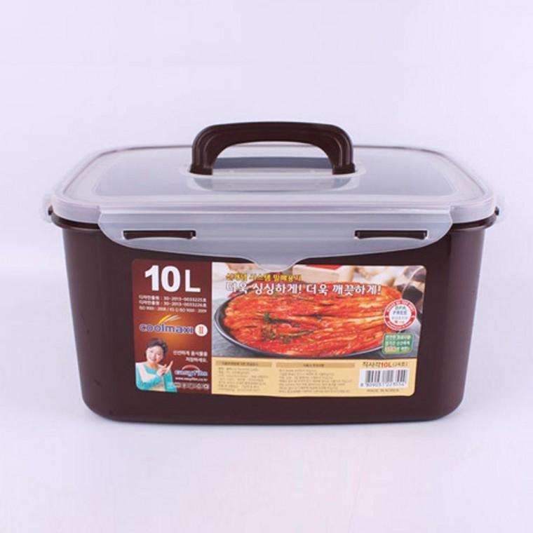 김치보관용기 밀폐통 보관 김 10L김치용기 플라스틱밀폐용기