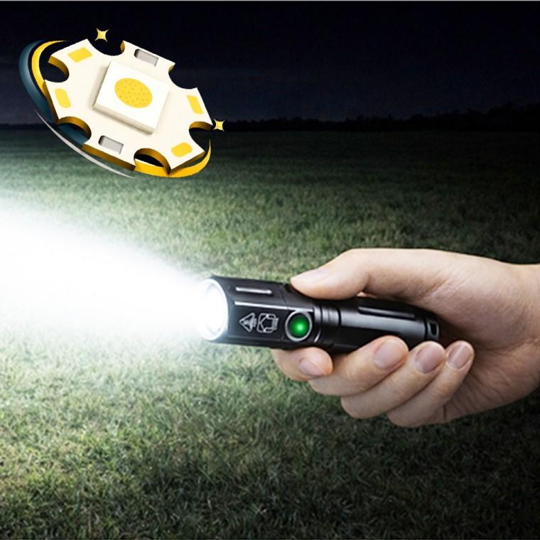 충전식 줌 서치 라이트 WhiteLaser칩 LED 랜턴 손전등 후레쉬 DJD535-2