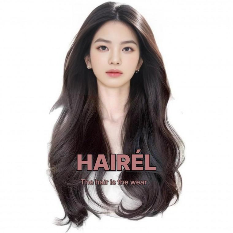헤이렐 웨이브웨어 롱웨이브 롱스트레이트 헤어피스 3piece 붙임머리 긴머리 볼륨매직 묶음머리 올림머리