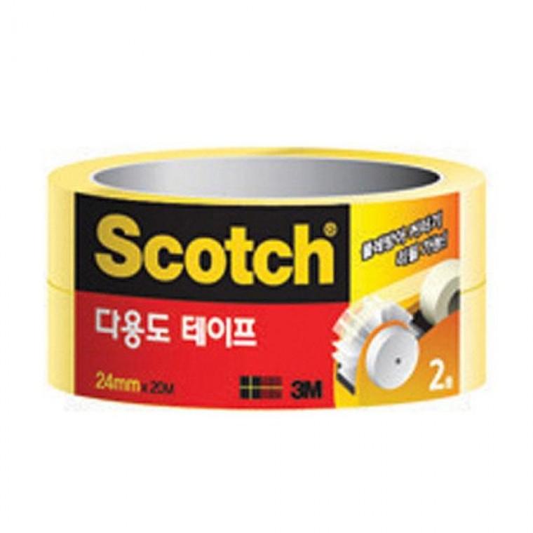 3M)다용도테이프(508/24mmx20m/2롤/3인치)-갑(6개입)