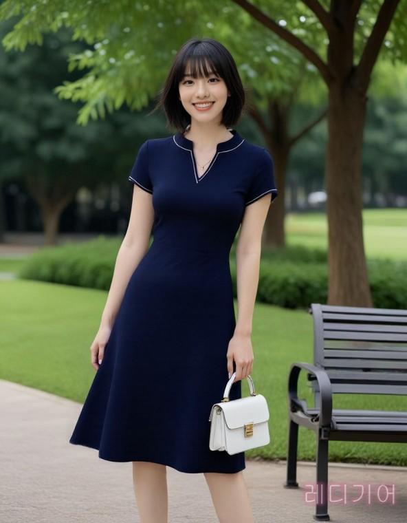 레디기어 반팔카라원피스 여성카라원피스 A라인원피스 여름원피스 휴양지원피스 쉬폰원피스 여성원피스