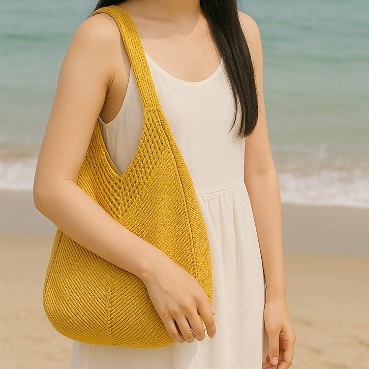 브이 그물 네트백 니트가방 토트백 에코백 도시락가방 캔버스가방 그물가방 네트백 뜨개가방 니트