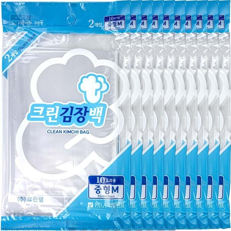 크린 크린김장백 중형M 2매입 10포기용 10매