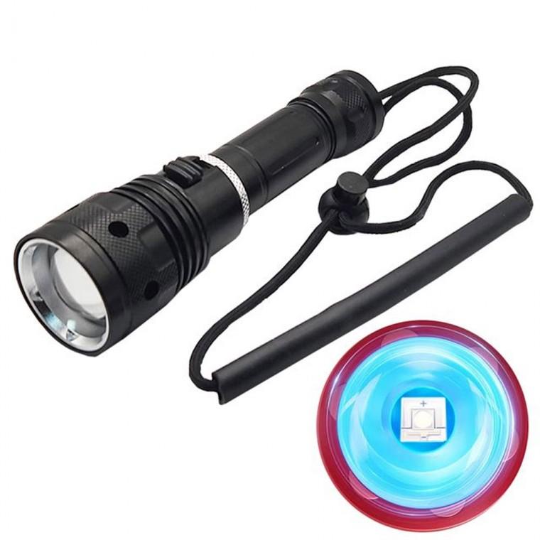 LED 충전 방수 랜턴 손전등 스킨스쿠버 다이빙 후레쉬 수중 전등 OK969