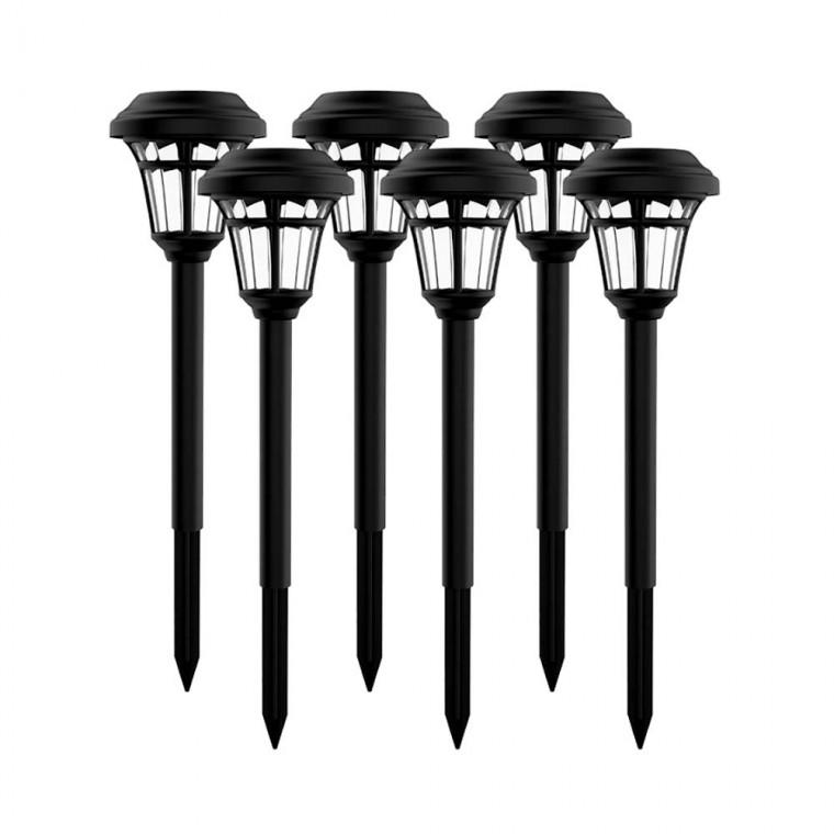 태양광 LED 정원등 6000K 백색 조명 인테리어 야외조명 무드등 캠핑장 카페 펜션